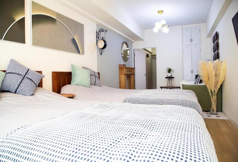 D91新宿最中心 東新宿站5分 Shinjuku Center 5 Mins To Station, Max 4p 直达新宿 涉谷 表参道 池袋 上野 代代木 银座 原宿