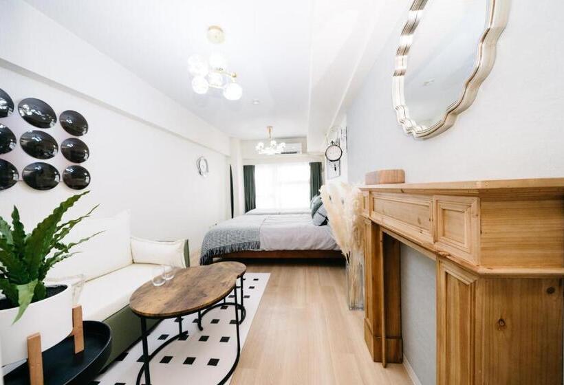 D91新宿最中心 東新宿站5分 Shinjuku Center 5 Mins To Station, Max 4p 直达新宿 涉谷 表参道 池袋 上野 代代木 银座 原宿