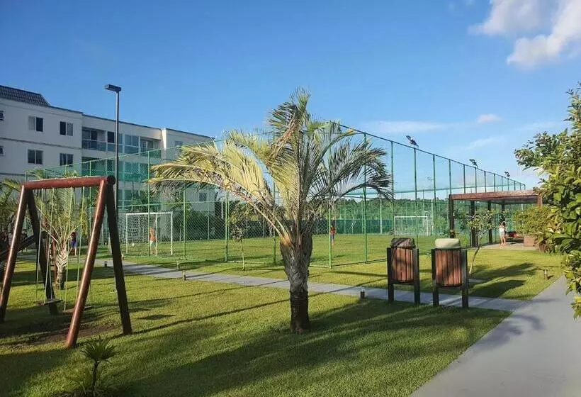 Escape Para O Paraiso Flat Palm Village Acqua, A Passos Das Praias Do Cupe E Porto De Galinhas