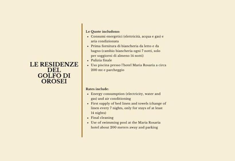 Apartments With Air Conditioning In Orosei