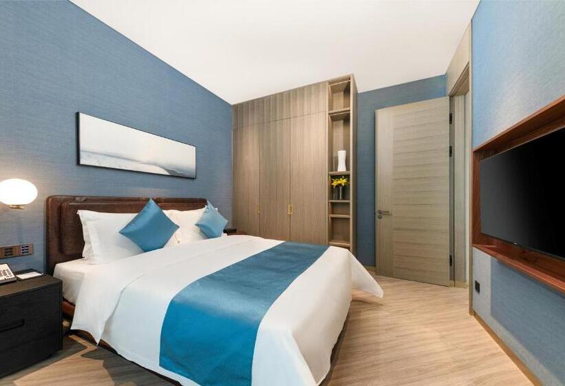 Sha Zhi Ye Serviced Apartment Hotel Houjie Wanda Plaza Liaoxia Subway Station