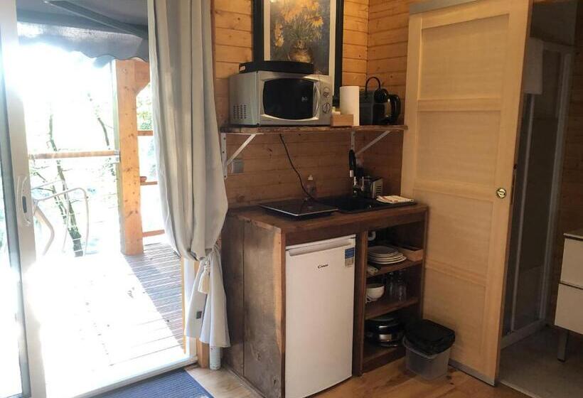 ペンション Les Cabanes Du Lac Spa Petit Déjeuné Cabane Du Frêne & Cabane Du Chêne Premium