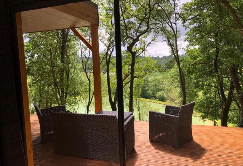 ペンション Les Cabanes Du Lac Spa Petit Déjeuné Cabane Du Frêne & Cabane Du Chêne Premium