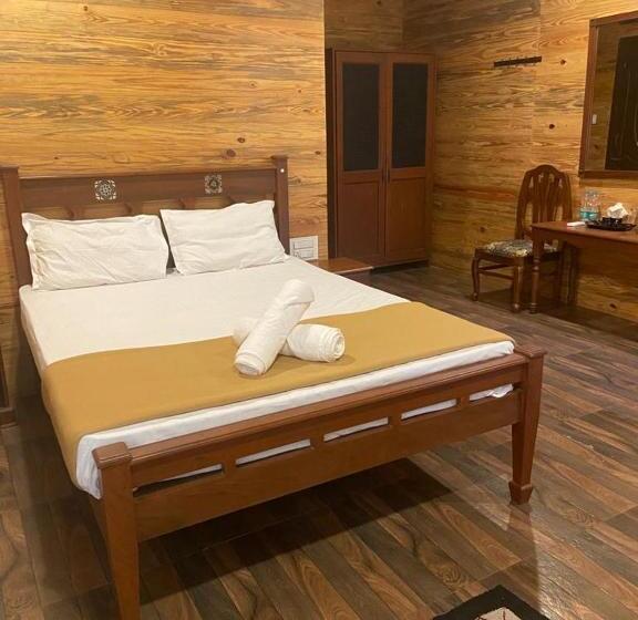 בית מלון כפרי Peles Windsong Wooden Cottages