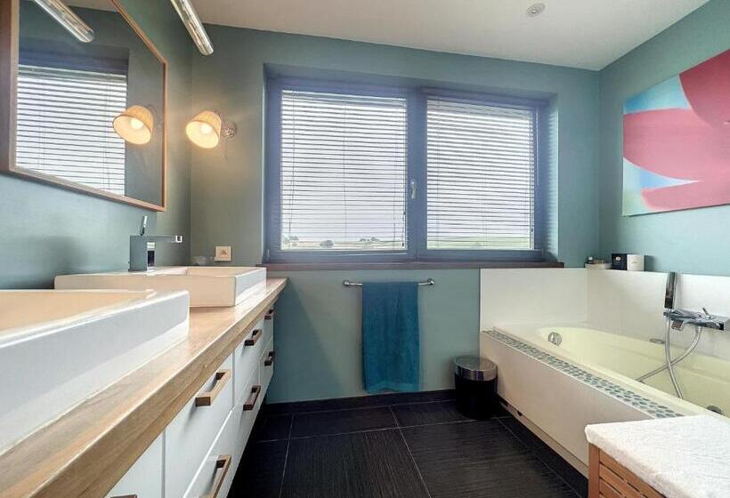 פנסיון Suite Duplex Salon Bureau & Chambre En Mezzanine