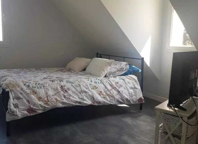 ベッドアンドブレックファースト Chambre Elisa Entre Caen Et La Mer Avec Piscine
