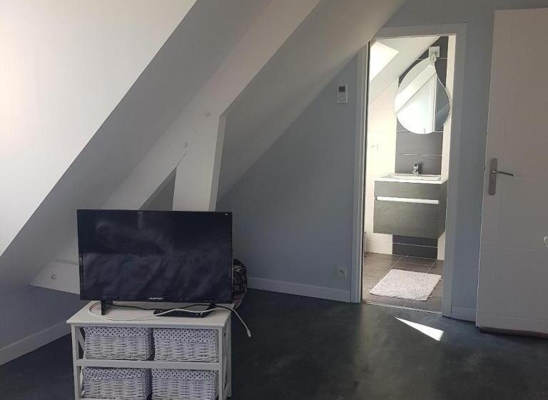 צימר Chambre Elisa Entre Caen Et La Mer Avec Piscine