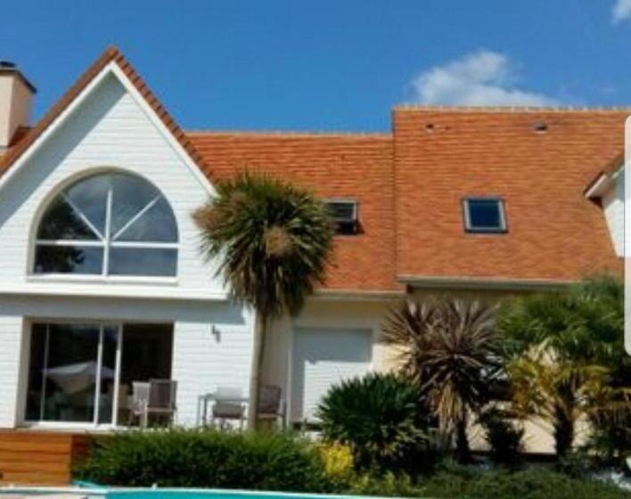 צימר Chambre Elisa Entre Caen Et La Mer Avec Piscine