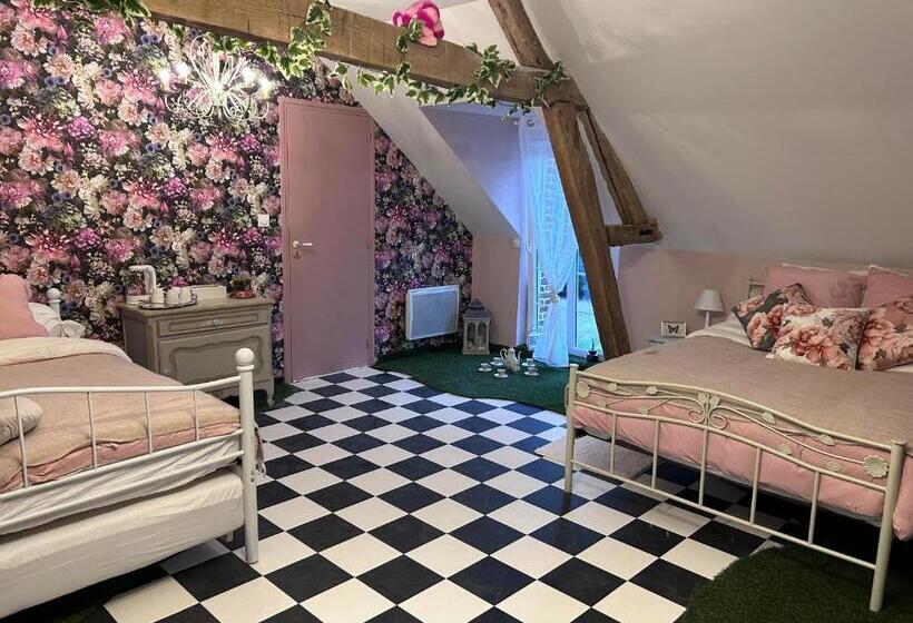 Bed and Breakfast Le Terrier, Chambre D Hôtes à Thème Alice Au Pays Des Merveilles