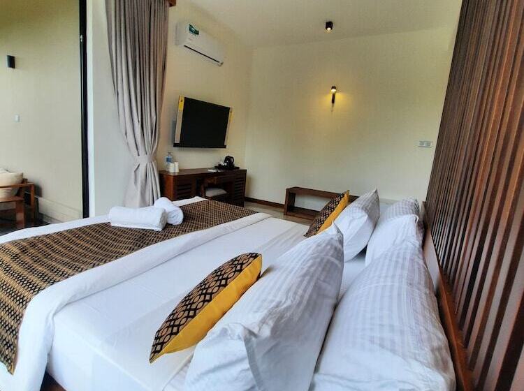 בית מלון כפרי Thimbiri Wewa Resort Wilpattu