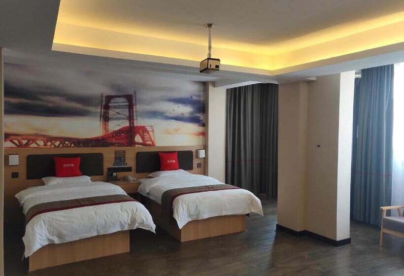 בית מלון כפרי Thank Inn Plus Anyang Hua County Renmin Road