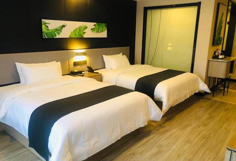 فندق Thank Inn Plus Jiaozuo Mengzhou Sangpo Times New Town