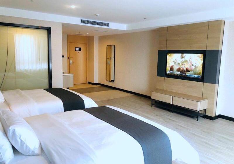 فندق Thank Inn Plus Jiaozuo Mengzhou Sangpo Times New Town