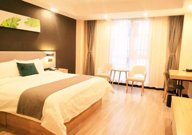 ホテル Thank Inn Zaozhuang Tengzhou Jinghe Road Zhenai Mall
