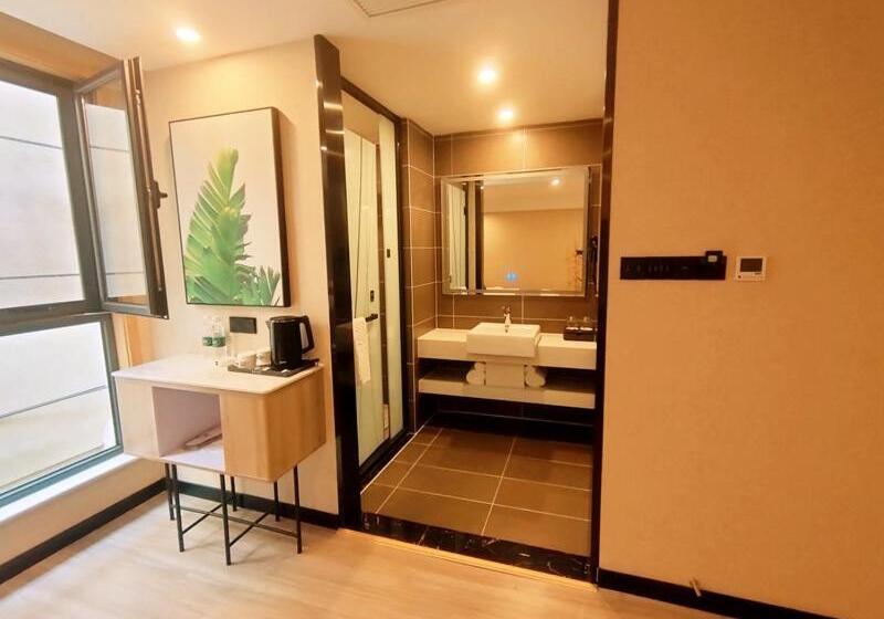 Отель Thank Inn Zaozhuang Tengzhou Jinghe Road Zhenai Mall