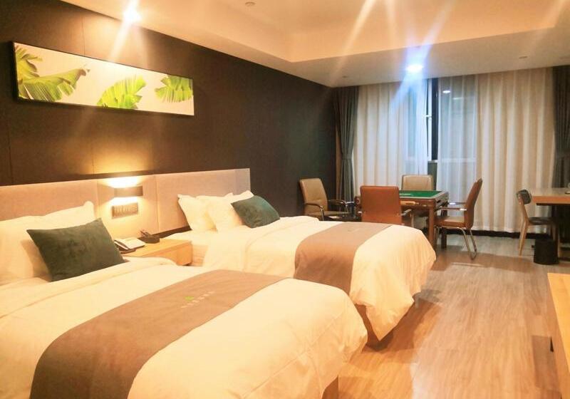 Отель Thank Inn Zaozhuang Tengzhou Jinghe Road Zhenai Mall