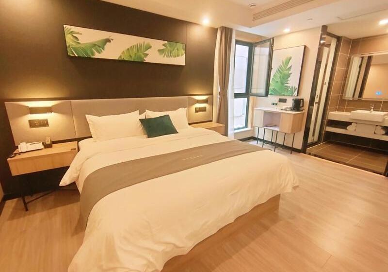 Отель Thank Inn Zaozhuang Tengzhou Jinghe Road Zhenai Mall