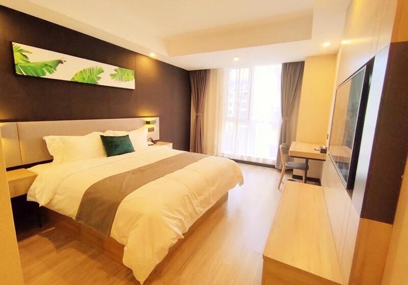 Отель Thank Inn Zaozhuang Tengzhou Jinghe Road Zhenai Mall