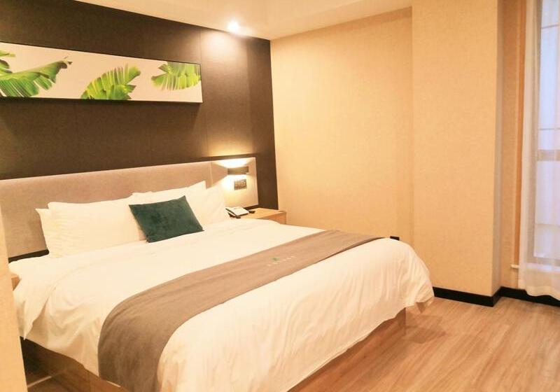 Отель Thank Inn Zaozhuang Tengzhou Jinghe Road Zhenai Mall