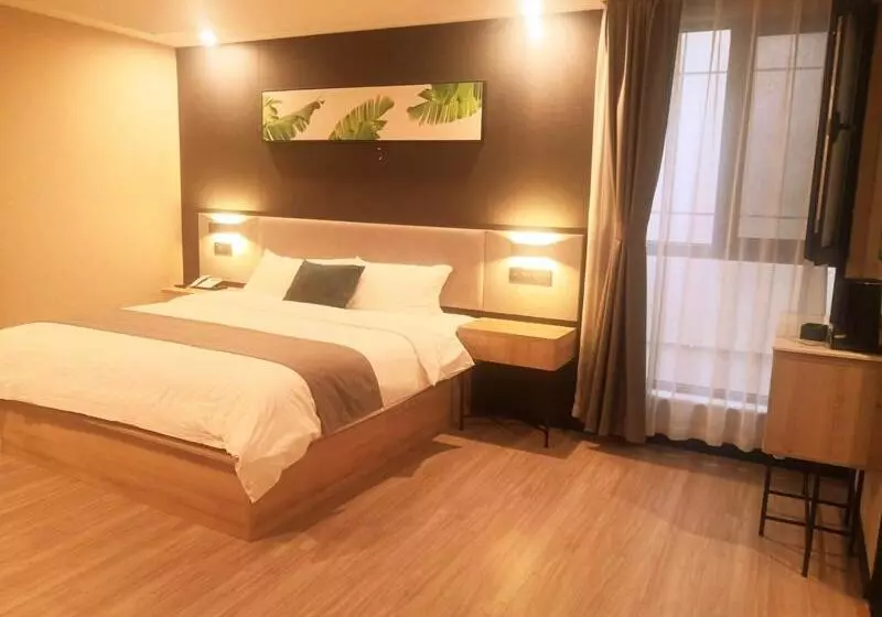 ホテル Thank Inn Zaozhuang Tengzhou Jinghe Road Zhenai Mall