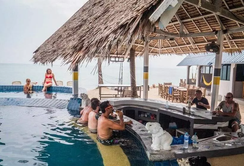 ペンション Asia Blue   Beach Hostel Hacienda   Bed In 4 Bed Dormitory Room