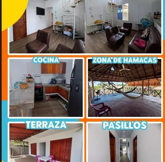 ペンション Cabaña Hospedaje Las Gaviotas