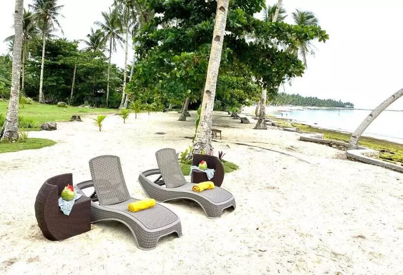 پانسیون Private Beachfront Villa In Siargao