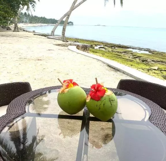 پانسیون Private Beachfront Villa In Siargao