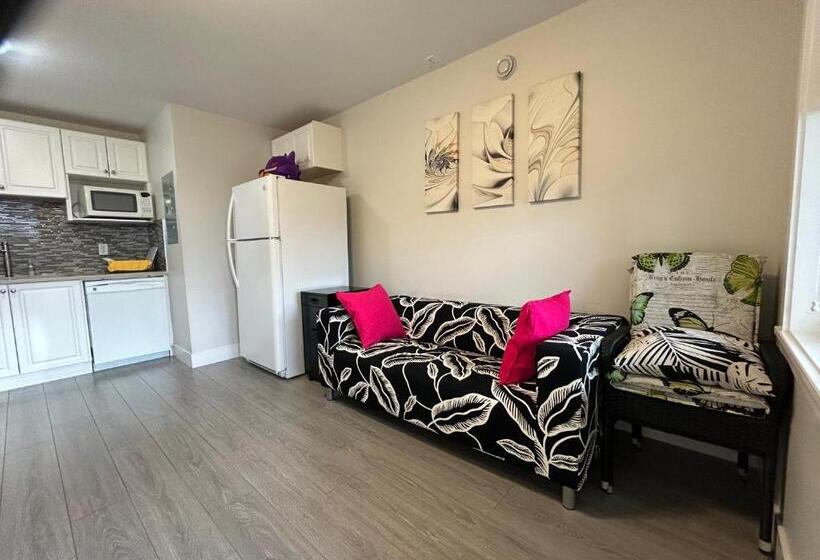 ペンション Comfortable 1 Bd And 1lr With Separate Entrance