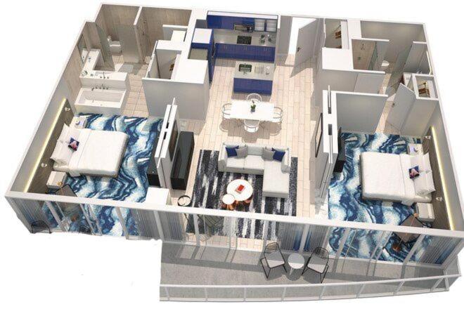 W Hotel 2bd 2bath Condo Ocean Views