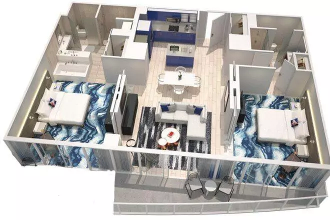 W Hotel 2bd 2bath Condo Ocean Views