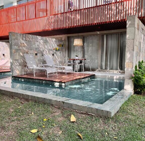 Szálloda Flat Luxo Com Piscina Privativa Resort île De Pipa Locar House