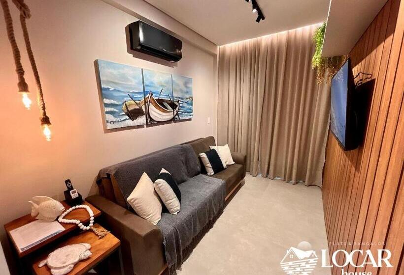 Szálloda Flat Luxo Com Piscina Privativa Resort île De Pipa Locar House