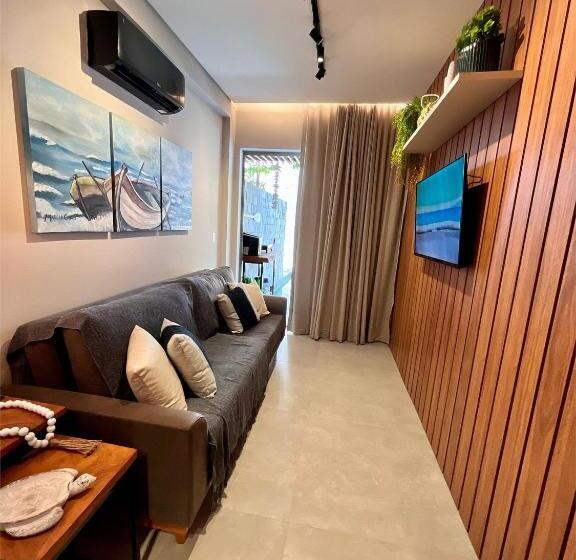 Szálloda Flat Luxo Com Piscina Privativa Resort île De Pipa Locar House