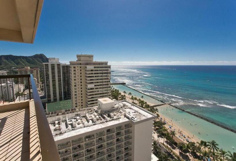 High Floor Luxury Oceanfront At Waikiki Beach Tower