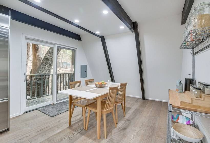 Modern Arrowbear Lake Cabin W/ Tree Lined Views!