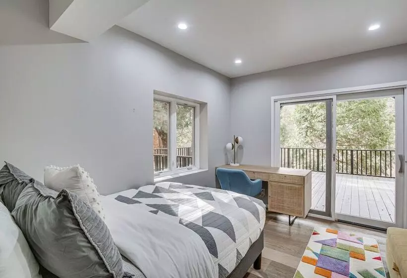 Modern Arrowbear Lake Cabin W/ Tree Lined Views!