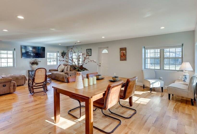 Walk To Boat Ramp: Fenced Home In Jeffersonville!