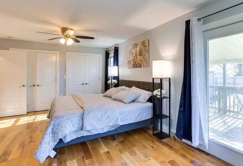 Walk To Boat Ramp: Fenced Home In Jeffersonville!