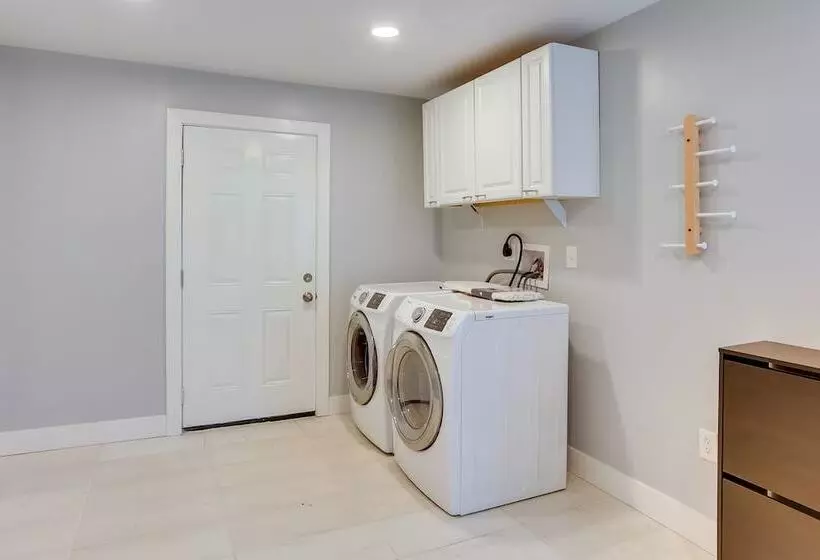 Walk To Boat Ramp: Fenced Home In Jeffersonville!