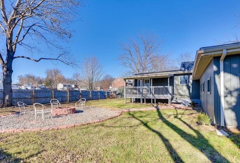 Walk To Boat Ramp: Fenced Home In Jeffersonville!