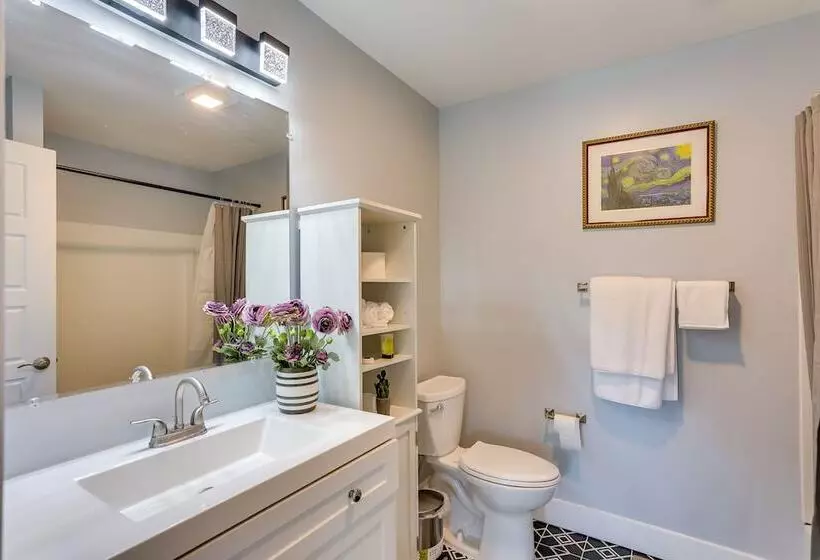 Walk To Boat Ramp: Fenced Home In Jeffersonville!