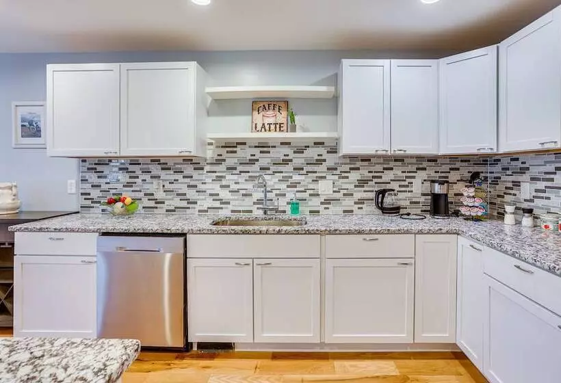 Walk To Boat Ramp: Fenced Home In Jeffersonville!