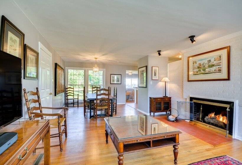 Laptop Friendly Greensboro Home W/ Fireplace!