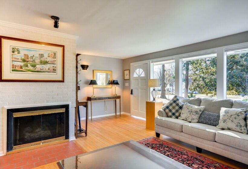 Laptop Friendly Greensboro Home W/ Fireplace!