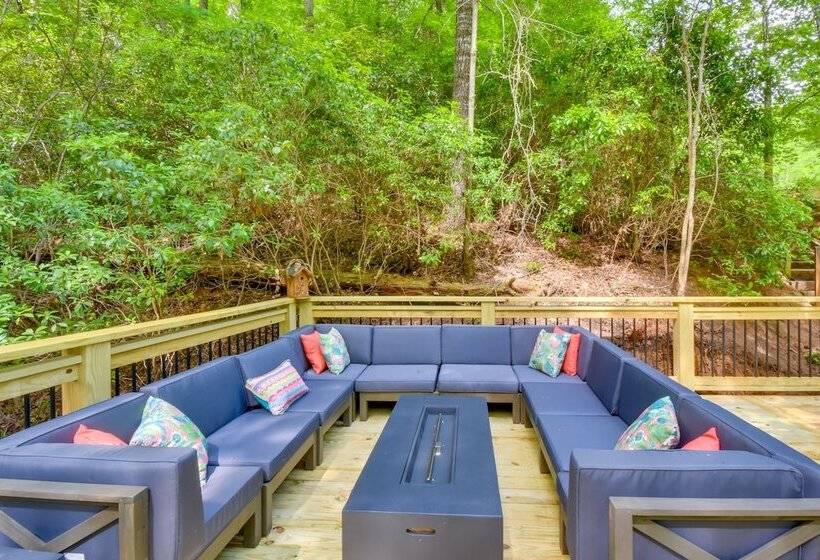 Luxurious Mountain Cabin W/ Chestatee River Access