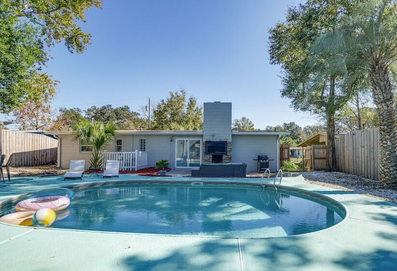 Orange Park Home W/ Private Pool & Grill!