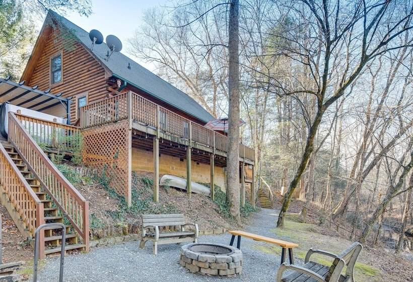 Pet Friendly Cabin W/ Loft: 5 Mi To Lake Lure!