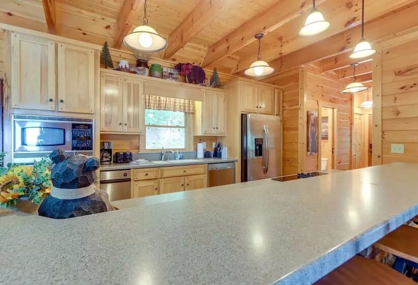 Mineral Bluff  Bear Ridge Cabin  W/ Hot Tub!