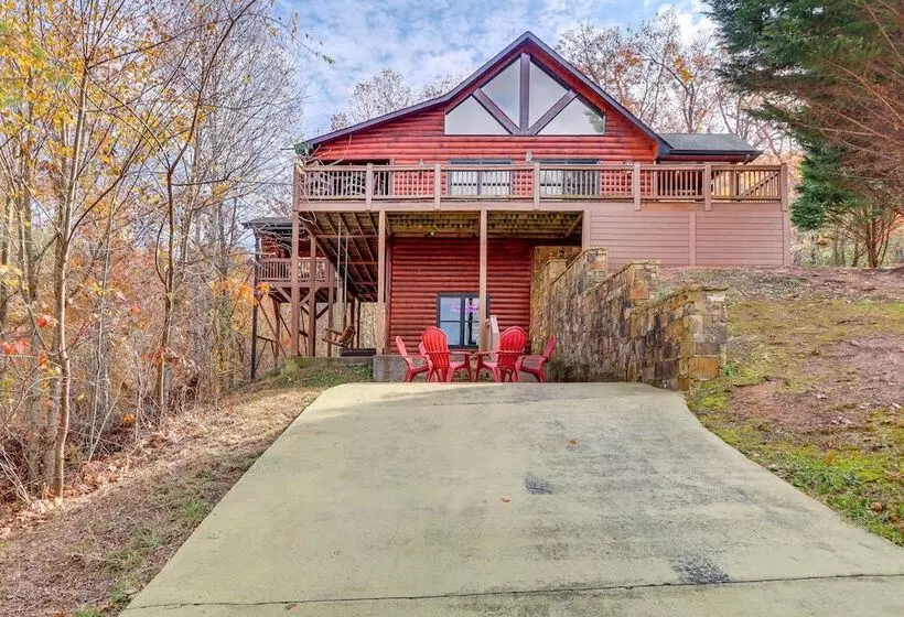 Mtn View Cabin: Hot Tub & Game Room In Blue Ridge